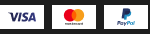 Visa, Mastercard, PayPal